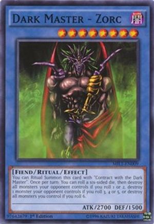 Dark Master - Zorc (MIL1-EN009) - Millennium Pack 1st Edition - Premium Yugioh Single from Konami - Just $0.32! Shop now at Game Crave Tournament Store