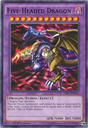 Five-Headed Dragon (MIL1-EN012) - Millennium Pack 1st Edition - Premium Yugioh Single from Konami - Just $0.81! Shop now at Game Crave Tournament Store