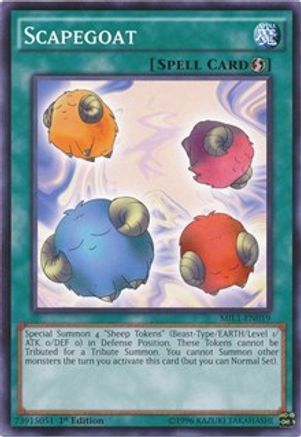 Scapegoat (MIL1-EN019) - Millennium Pack 1st Edition - Premium Yugioh Single from Konami - Just $0.25! Shop now at Game Crave Tournament Store
