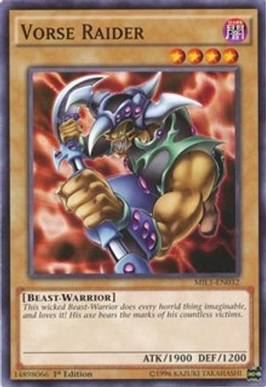 Vorse Raider (MIL1-EN032) - Millennium Pack 1st Edition - Premium Yugioh Single from Konami - Just $0.25! Shop now at Game Crave Tournament Store