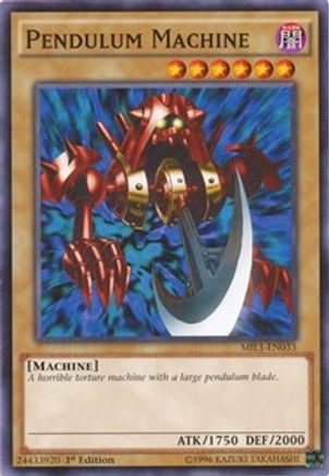 Pendulum Machine (MIL1-EN033) - Millennium Pack 1st Edition - Premium Yugioh Single from Konami - Just $0.23! Shop now at Game Crave Tournament Store