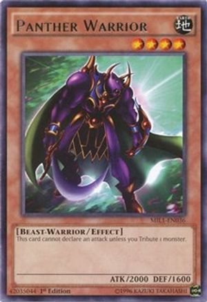 Panther Warrior (MIL1-EN036) - Millennium Pack 1st Edition - Premium Yugioh Single from Konami - Just $0.26! Shop now at Game Crave Tournament Store