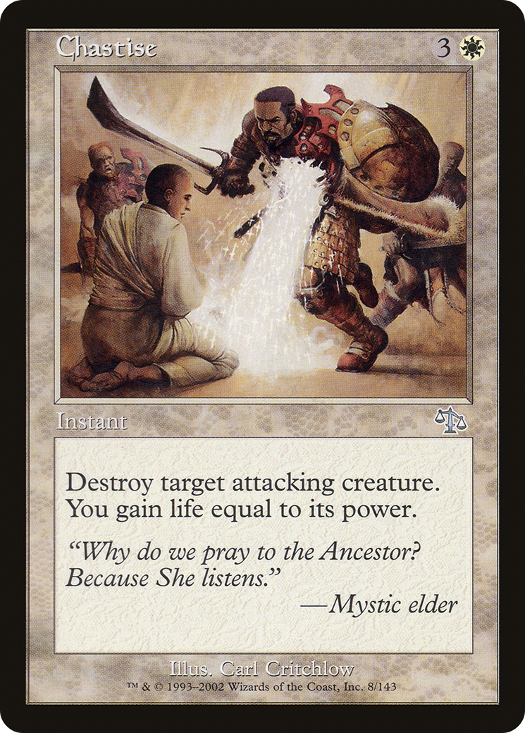 Chastise (JUD-008) - Judgment - Premium MTG Single from Wizards of the Coast - Just $0.25! Shop now at Game Crave Tournament Store