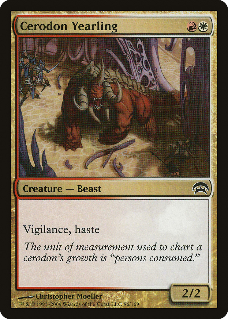 Cerodon Yearling (HOP-086) - Planechase - Premium MTG Single from Wizards of the Coast - Just $0.25! Shop now at Game Crave Tournament Store