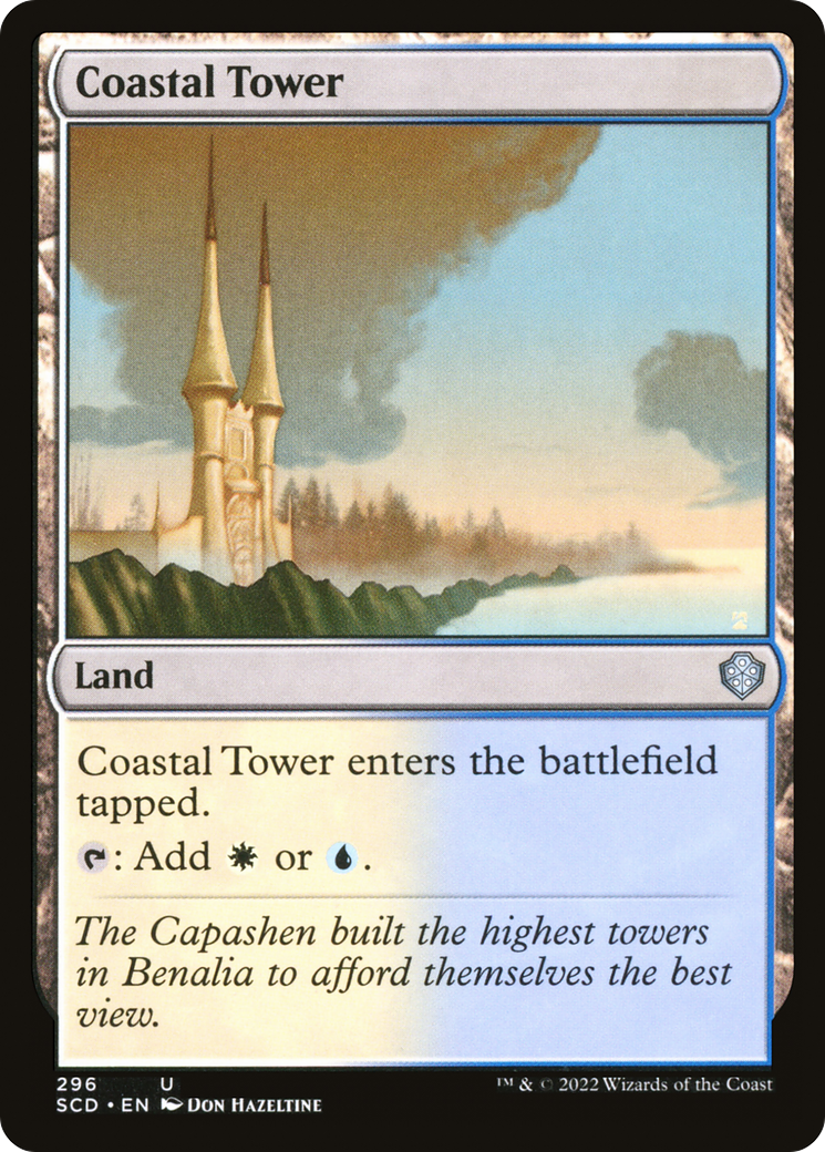 Coastal Tower (SCD-296) - Starter Commander Decks - Premium MTG Single from Wizards of the Coast - Just $0.08! Shop now at Game Crave Tournament Store