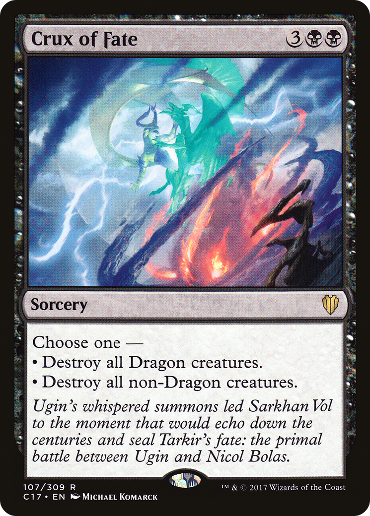 Crux of Fate (C17-107) - Commander 2017 - Premium MTG Single from Wizards of the Coast - Just $0.97! Shop now at Game Crave Tournament Store