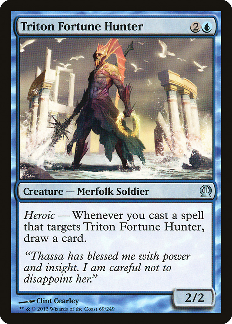 Triton Fortune Hunter (THS-069) - Theros - Premium MTG Single from Wizards of the Coast - Just $0.08! Shop now at Game Crave Tournament Store