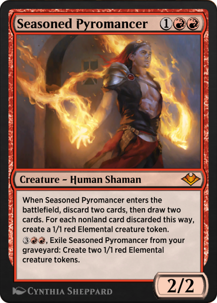 Seasoned Pyromancer (J21-509) - Jumpstart: Historic Horizons - Premium MTG Single from Wizards of the Coast - Just $0! Shop now at Game Crave Tournament Store