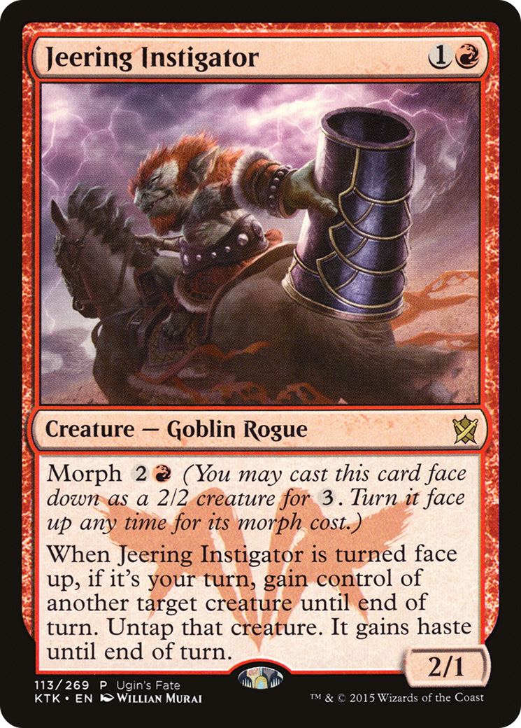 Jeering Instigator (UGIN-113) - Ugin's Fate - Premium MTG Single from Wizards of the Coast - Just $0.26! Shop now at Game Crave Tournament Store