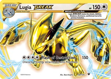 Lugia BREAK 79/124 - Fates Collide Holofoil - Premium Pokemon Single from Nintendo - Just $4.54! Shop now at Game Crave Tournament Store