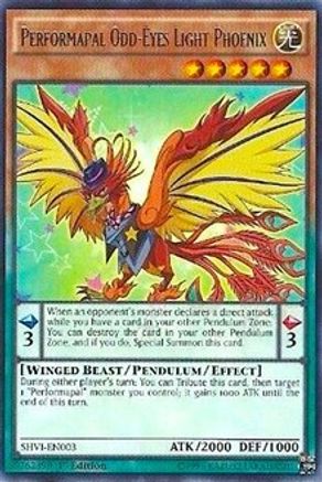 Performapal Odd-Eyes Light Phoenix (SHVI-EN003) - Shining Victories Unlimited - Premium Yugioh Single from Konami - Just $0.25! Shop now at Game Crave Tournament Store