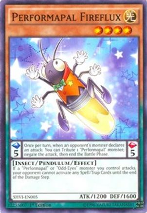 Performapal Fireflux (SHVI-EN005) - Shining Victories 1st Edition - Premium Yugioh Single from Konami - Just $0.25! Shop now at Game Crave Tournament Store
