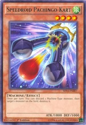 Speedroid Pachingo-Kart (SHVI-EN007) - Shining Victories 1st Edition - Premium Yugioh Single from Konami - Just $0.25! Shop now at Game Crave Tournament Store