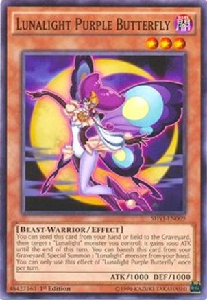 Lunalight Purple Butterfly (SHVI-EN009) - Shining Victories 1st Edition - Premium Yugioh Single from Konami - Just $0.33! Shop now at Game Crave Tournament Store
