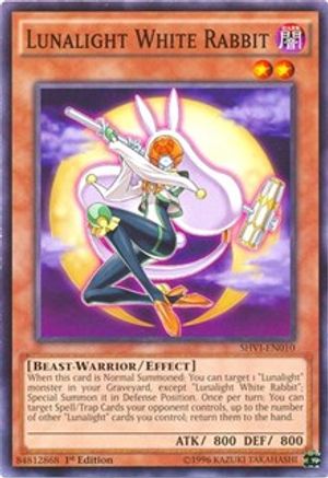 Lunalight White Rabbit (SHVI-EN010) - Shining Victories Unlimited - Premium Yugioh Single from Konami - Just $0.32! Shop now at Game Crave Tournament Store