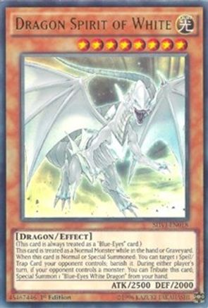 Dragon Spirit of White (SHVI-EN018) - Shining Victories 1st Edition - Premium Yugioh Single from Konami - Just $1.53! Shop now at Game Crave Tournament Store