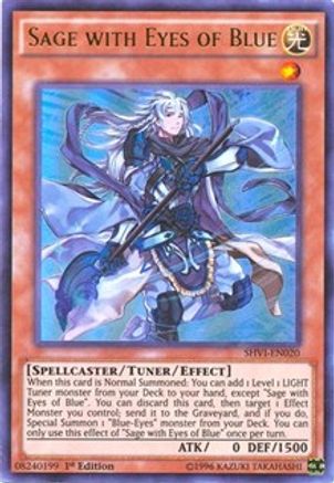 Sage with Eyes of Blue (SHVI-EN020) - Shining Victories Unlimited - Premium Yugioh Single from Konami - Just $7.16! Shop now at Game Crave Tournament Store