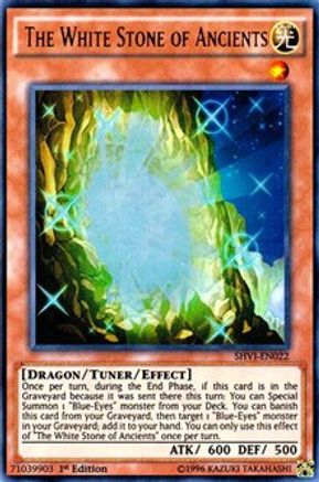The White Stone of Ancients (SHVI-EN022) - Shining Victories Unlimited - Premium Yugioh Single from Konami - Just $1.57! Shop now at Game Crave Tournament Store