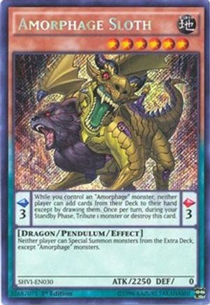 Amorphage Sloth (SHVI-EN030) - Shining Victories Unlimited - Premium Yugioh Single from Konami - Just $5.34! Shop now at Game Crave Tournament Store