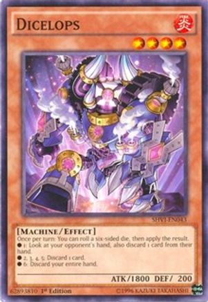 Dicelops (SHVI-EN043) - Shining Victories 1st Edition - Premium Yugioh Single from Konami - Just $0.25! Shop now at Game Crave Tournament Store