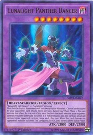 Lunalight Panther Dancer (SHVI-EN047) - Shining Victories Unlimited - Premium Yugioh Single from Konami - Just $3.23! Shop now at Game Crave Tournament Store