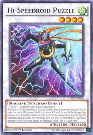 Hi-Speedroid Puzzle (SHVI-EN050) - Shining Victories 1st Edition - Premium Yugioh Single from Konami - Just $0.26! Shop now at Game Crave Tournament Store