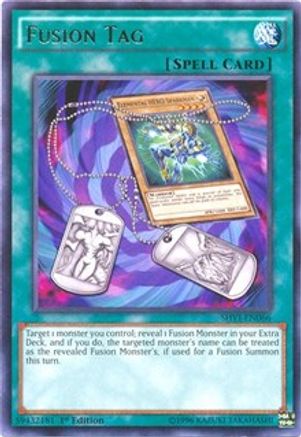 Fusion Tag (SHVI-EN066) - Shining Victories 1st Edition - Premium Yugioh Single from Konami - Just $0.25! Shop now at Game Crave Tournament Store