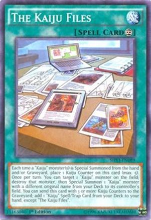 The Kaiju Files (SHVI-EN089) - Shining Victories 1st Edition - Premium Yugioh Single from Konami - Just $0.25! Shop now at Game Crave Tournament Store