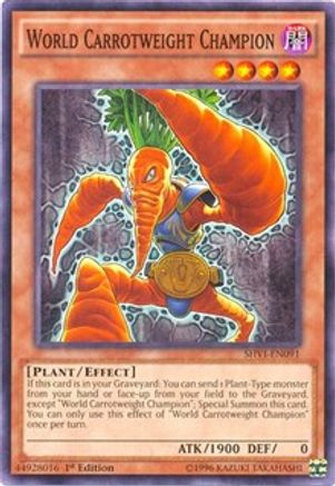 World Carrotweight Champion (SHVI-EN091) - Shining Victories Unlimited - Premium Yugioh Single from Konami - Just $0.26! Shop now at Game Crave Tournament Store