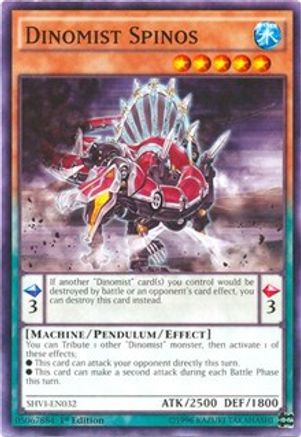 Dinomist Spinos (SHVI-EN032) - Shining Victories 1st Edition - Premium Yugioh Single from Konami - Just $0.26! Shop now at Game Crave Tournament Store