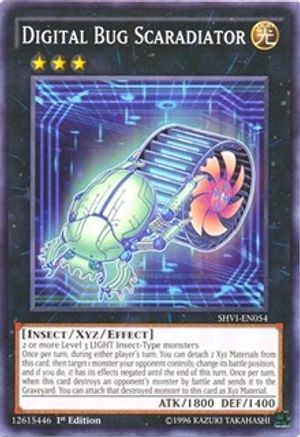 Digital Bug Scaradiator (SHVI-EN054) - Shining Victories Unlimited - Premium Yugioh Single from Konami - Just $0.25! Shop now at Game Crave Tournament Store