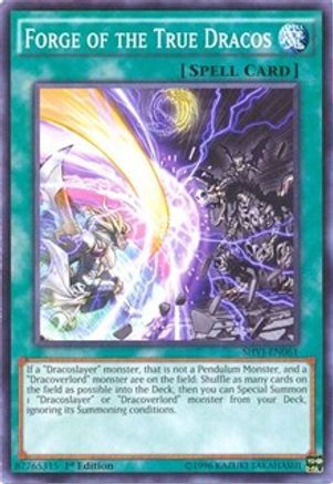 Forge of the True Dracos (SHVI-EN061) - Shining Victories Unlimited - Premium Yugioh Single from Konami - Just $0.25! Shop now at Game Crave Tournament Store