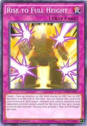 Rise to Full Height (SHVI-EN077) - Shining Victories 1st Edition - Premium Yugioh Single from Konami - Just $0.39! Shop now at Game Crave Tournament Store