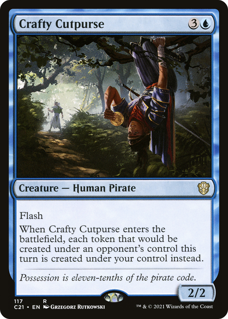 Crafty Cutpurse (C21-117) - Commander 2021 - Premium MTG Single from Wizards of the Coast - Just $0.08! Shop now at Game Crave Tournament Store