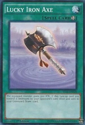 Lucky Iron Axe (YS16-EN028) - Starter Deck: Yuya 1st Edition - Premium Yugioh Single from Konami - Just $0.25! Shop now at Game Crave Tournament Store