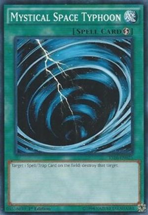Mystical Space Typhoon (YS16-EN025) - Starter Deck: Yuya 1st Edition - Premium Yugioh Single from Konami - Just $0.25! Shop now at Game Crave Tournament Store