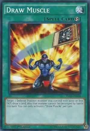 Draw Muscle (YS16-EN024) - Starter Deck: Yuya 1st Edition - Premium Yugioh Single from Konami - Just $0.23! Shop now at Game Crave Tournament Store