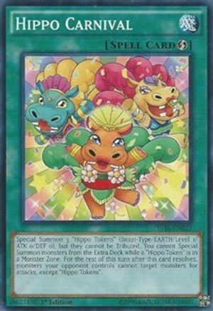 Hippo Carnival (YS16-EN023) - Starter Deck: Yuya 1st Edition - Premium Yugioh Single from Konami - Just $0.26! Shop now at Game Crave Tournament Store
