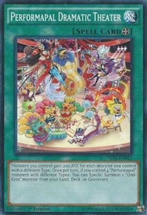Performapal Dramatic Theater (YS16-EN021) - Starter Deck: Yuya 1st Edition - Premium Yugioh Single from Konami - Just $0.24! Shop now at Game Crave Tournament Store