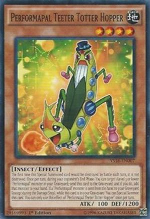 Performapal Teeter Totter Hopper (YS16-EN007) - Starter Deck: Yuya 1st Edition - Premium Yugioh Single from Konami - Just $0.25! Shop now at Game Crave Tournament Store
