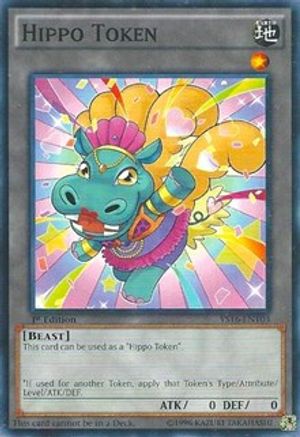 Token: Hippo (Blue) (YS16-ENT03) - Starter Deck: Yuya 1st Edition - Premium Yugioh Single from Konami - Just $0.26! Shop now at Game Crave Tournament Store
