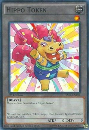 Token: Hippo (Yellow) (YS16-ENT02) - Starter Deck: Yuya 1st Edition - Premium Yugioh Single from Konami - Just $0.25! Shop now at Game Crave Tournament Store