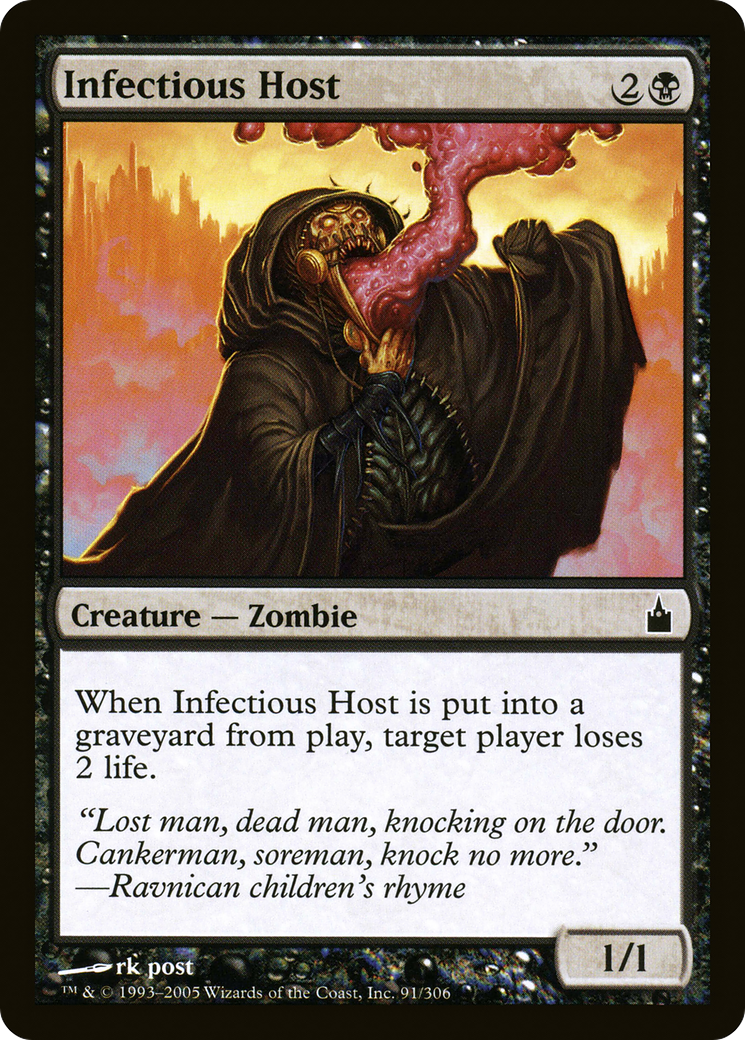 Infectious Host (RAV-091) - Ravnica: City of Guilds - Premium MTG Single from Wizards of the Coast - Just $0.08! Shop now at Game Crave Tournament Store