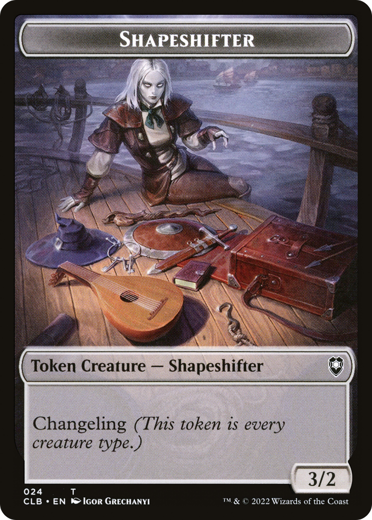 Shapeshifter (TCLB-024) - Battle for Baldur's Gate Tokens - Premium MTG Single from Wizards of the Coast - Just $0! Shop now at Game Crave Tournament Store