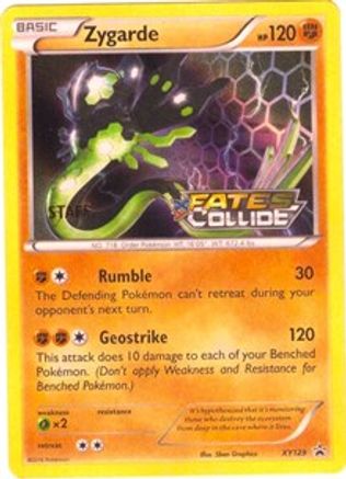 Zygarde (Staff Prerelease) XY129 - XY Promos Holofoil - Premium Pokemon Single from Nintendo - Just $12.34! Shop now at Game Crave Tournament Store