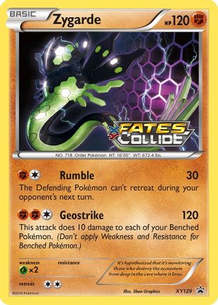 Zygarde XY129/211 - XY Black Star Promos Holofoil - Premium Pokemon Single from Nintendo - Just $2.76! Shop now at Game Crave Tournament Store