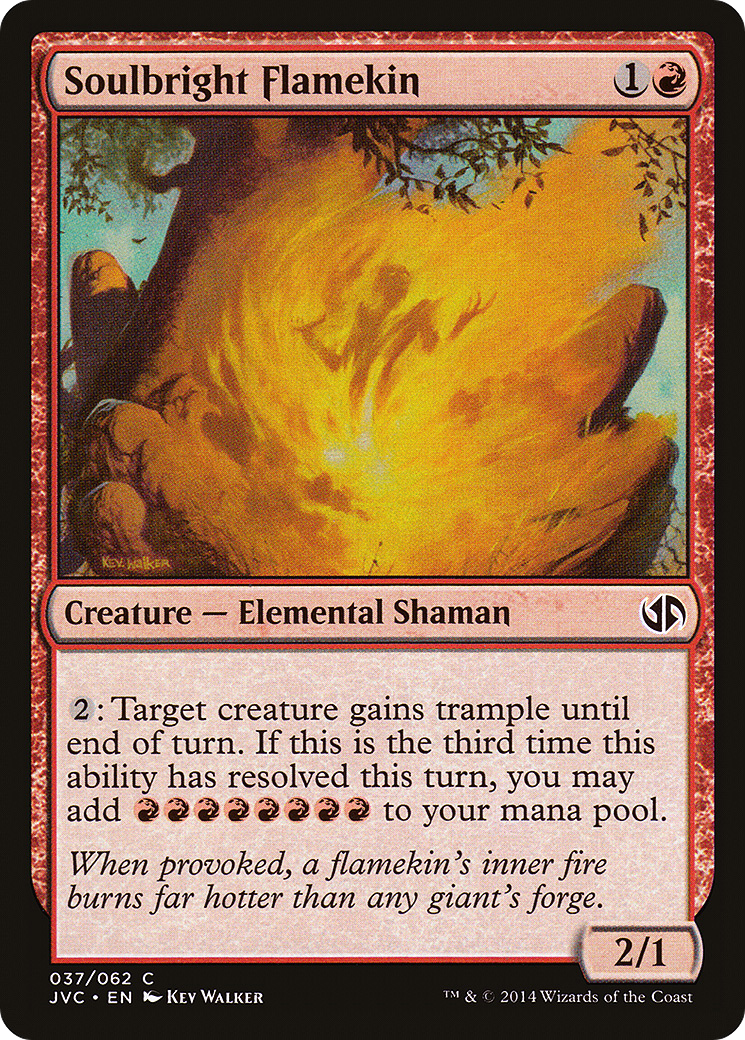 Soulbright Flamekin (JVC-037) - Duel Decks Anthology: Jace vs. Chandra - Premium MTG Single from Wizards of the Coast - Just $0.08! Shop now at Game Crave Tournament Store