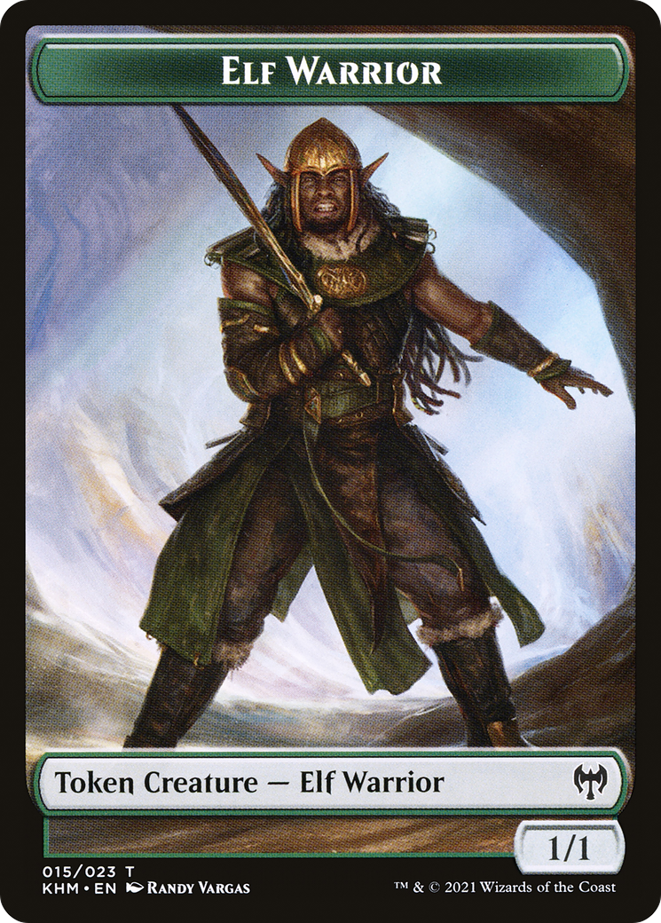 Elf Warrior (TKHM-015) - Kaldheim Tokens - Premium MTG Single from Wizards of the Coast - Just $0! Shop now at Game Crave Tournament Store