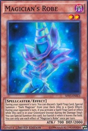 Magician's Robe (SHVI-ENSE3) - Shining Victories Limited - Premium Yugioh Single from Konami - Just $0.56! Shop now at Game Crave Tournament Store