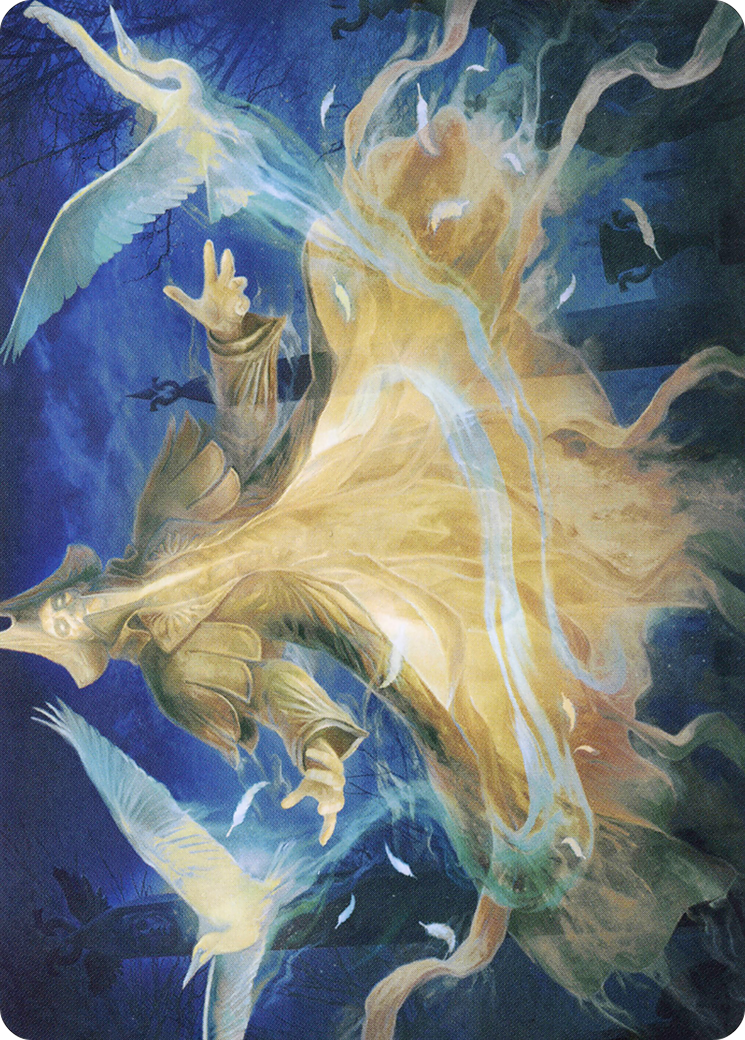 Heron-Blessed Geist // Heron-Blessed Geist (AVOW-013) - Crimson Vow Art Series (Borderless) - Premium MTG Single from Wizards of the Coast - Just $0! Shop now at Game Crave Tournament Store